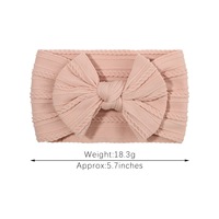 Headband Bayi Terlaris Gaya Eropa Amerika, Katun Jacquard Elastis, Pita Lebar 16*9cm, Dekorasi Hadiah Rambut