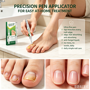 SHITONG OEM - Juego <span class=keywords><strong>de</strong></span> 3 Bolígrafos Reparadores <span class=keywords><strong>de</strong></span> <span class=keywords><strong>Hongos</strong></span> en las Uñas, 3 ml Cada Uno, Líquido Antifúngico <span class=keywords><strong>de</strong></span> Máxima Potencia para Eliminar <span class=keywords><strong>Hongos</strong></span> en los <span class=keywords><strong>Pies</strong></span> y Restaurar Uñas Saludables - Product Image 4