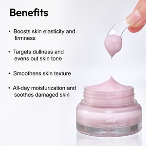 Crème au collagène et peptides <span class=keywords><strong>Lance</strong></span> Private Label, renforce la fermeté, améliore l'élasticité de la peau, lisse la texture de la peau - Product Image 3