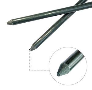 Orchard Valley Supply Red Flexible Taper Fiberglass Vineyard Pole Chine Produit Offre Spéciale avec service de coupe personnalisé - Product Image 1