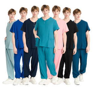यूनिसेक्स नर्सिंग वर्दी ने महिला पुरुषों के मौखिक सर्जन डॉक्टरों के लिए अस्पताल के लिए नर्स की वर्दी निर्धारित की - Product Image 1