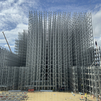 Système de support de tuyau de stockage de support autoportant Hegerls Système Asrs Entrepôt de grue d'empileur robotique