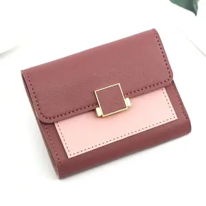 New Korean version women's wallet three fold wallet women's card purses student Coin wallet Credit Card Holder S0267