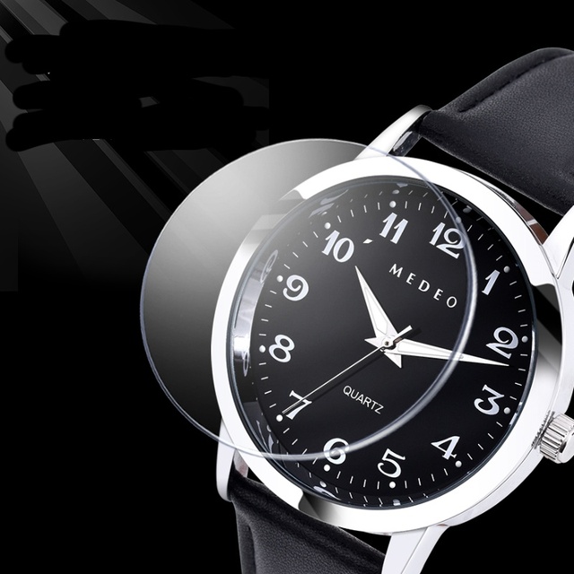 Automatic Luminous Quartz Alloy Leather Watch 3-Bar Waterproof Unisex Fashion Business 38mm Round Case Auto Date