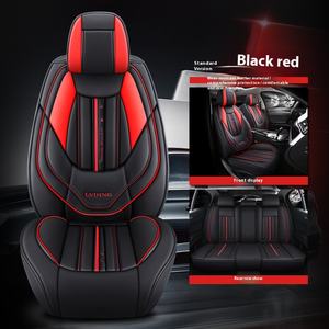 21 "todo incluido cuatro estaciones funda de asiento de coche Universal cojín de cintura de cuero completo tela moderna protección Interior de coche de verano - Product Image 6