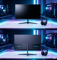 Monitor IPS FHD de 24 Pulgadas para Trabajo de Oficina, Pantalla LED de Escritorio, 75Hz, Interfaz VGA HDMI, Personalización OEM
