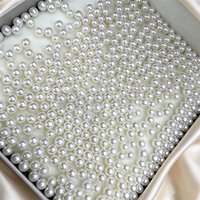 Perles d'eau douce naturelles non percées, de couleur naturelle, de 2-3 mm, petites, rondes, blanches, en vrac, pour la fabrication de bijoux