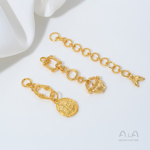 Retención de Color Fuerte, Chapado en Oro Real de 24 Piezas, Doble Colgante, Pulsera de Perlas y Cristal Hecha a Mano, Collar, T - Product Image 3