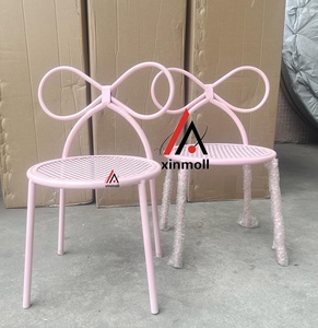 Sedie con Fiocco in Nastro Metallico Rosa per Feste di Compleanno, Baby Shower e Ballerine - Product Image 6