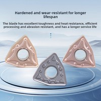 Plaquette triangulaire en carbure pour tournage externe CNC, usinage de l'acier inoxydable, haute précision, qualité professionnelle, vente en gros, pour tournage sur tour