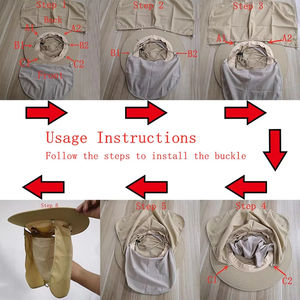 Sombrero de Pesca Ajustable para Exteriores, Protección Solar, Transpirable, Plegable, para Hombres y Mujeres, para Senderismo, Camping, Gorra Casual - Product Image 3