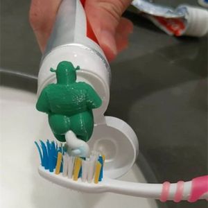Spremitore per Dentifricio Shrek che Fa <span class=keywords><strong>la</strong></span> <span class=keywords><strong>Cacca</strong></span> per Bambini e Adulti, Accessori per il Bagno in ABS - Product Image 4