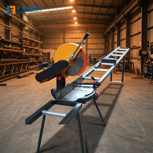 Scie à découper les fenêtres en PVC/UPVC Eworld, machine de découpe d'angle à tête unique pour le traitement des cadres en aluminium, 220V/380V 1.5KW, facile à utiliser - Product Image 1