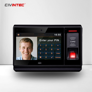 Linux Based 7" Touch Screen WiFi Time Attendance Device Biometric Access Control with Mifare Door Access Card Reader - Product Image 1