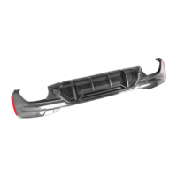 Diffuseur arrière en fibre de carbone véritable style C G30 pour BMW Série 5 G30 Sports 2017-2026 Kit carrosserie Accessoires de diffuseur de pare-chocs arrière
