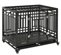 Cages et enclos robustes surdimensionnés pour animaux de compagnie – Cages en acier portables pour chiens, assemblage rapide pour usage intérieur et extérieur