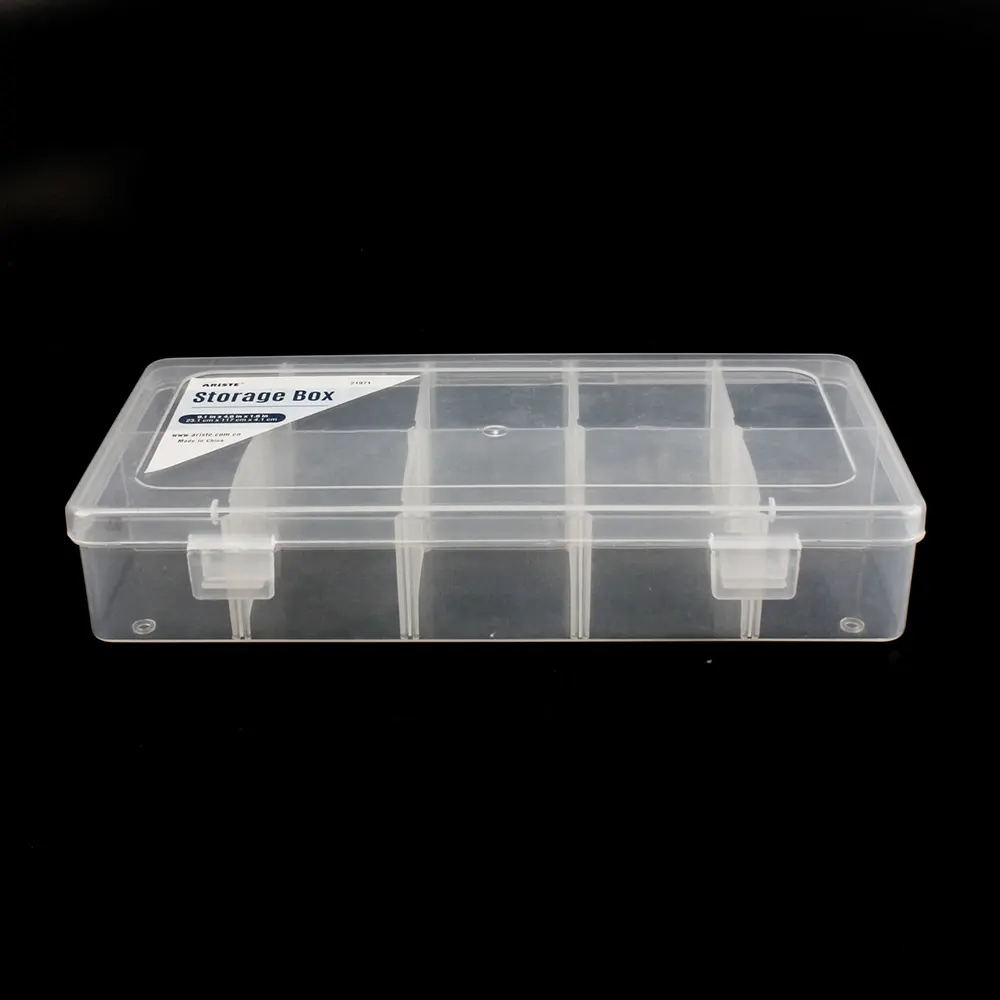 21971 10 Grids Clear Plastic Organizer Box Storage Container Sieraden Plastic Doos Met Verdelers Voor Kralen Art Diy Ambachten Sieraden