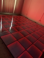 Flyko LED Dance Floor 3D Infinity Mirror Piste De Danse LED Infinity Mirror Wireless Lumineuse Dance Floor