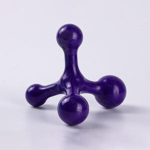 Mini bola de masaje de tres puntos, masajeador de acupresión para cuello, espalda, cintura, piernas, relajación muscular, alivio del dolor - Product Image 1