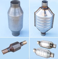 Usine 2.5 pouces convertisseur de catalyseur à trois voies catalytique OBD EURO 3/4/5 convertisseur catalytique universel d'échappement de voiture