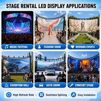 Pantalla LED para Escenarios Exteriores P2.9, Precio de Fábrica, 7680Hz, Aluminio Fundido a Presión, para Conciertos, Alquiler, Video Wall, Fondo de Escenario