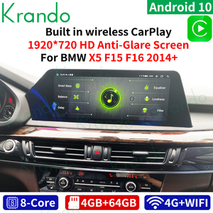 Autoradio Android 12.3 pouces Krando avec GPS, écran tactile pour <span class=keywords><strong>BMW</strong></span> X5 F15 F85 <span class=keywords><strong>X6</strong></span> F16 X6M F86 2014-2018 NBT EVO, CarPlay sans fil - Product Image 3