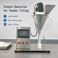 Machine de remplissage et de dosage à vis sans fin de précision pour poudres, assaisonnements secs, protéines, farine et épices, avec capacités de 0,1g, 0,5g, 1g, 5g, 10g, 50g, pour bureau