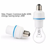 Support de lampe intelligent à détection de lumière, système antivol domestique, support d'ampoule à capteur