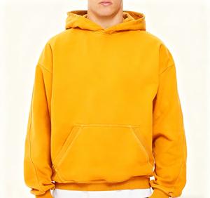 <span class=keywords><strong>Sudadera</strong></span> con capucha <span class=keywords><strong>de</strong></span> hombro caído en blanco con logotipo personalizado para hombre <span class=keywords><strong>de</strong></span> alta calidad - Product Image 1