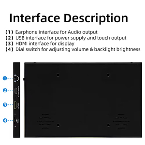スピーカー付き7インチ1024*600 IPS <span class=keywords><strong>LCD</strong></span>ディスプレイ容量式タッチスクリーンモジュール - Product Image 5
