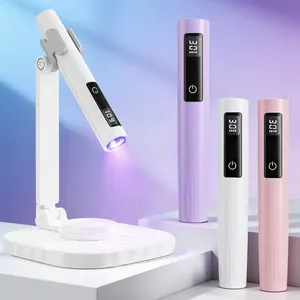 Lampe à LED UV professionnelle pour ongles, lampe portable USB avec support rotatif à 360°, lampe de séchage de gel pour ongles rechargeable, outil de manucure pour salon - Product Image 1