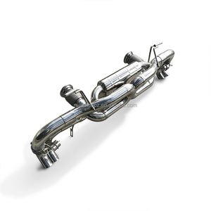 Sistema di Scarico CatBack in Acciaio Inox con Valvola per Modelli <span class=keywords><strong>Audi</strong></span> <span class=keywords><strong>R8</strong></span> V10 5.2L 2008-2016, Include Tubo Centrale e Tubo di Scarico Posteriore - Product Image 4