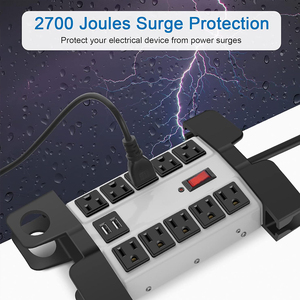 Outlet Heavy Duty PDU điện tấm kim loại bảo vệ tăng với 15 amp 1875W cho vườn hội thảo máy chủ phòng Ổ cắm điện dải - Product Image 2