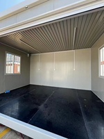 Garage extérieur, entrepôt, maison préfabriquée, conteneur préfabriqué en kit, maison modulaire portable 20 pieds 40 pieds