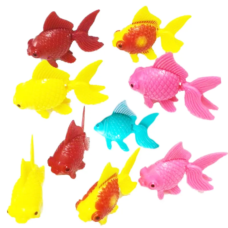 Fish tank aquarium decoration mini plastic fish simulation goldfish