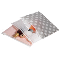 Sacs d'enveloppe à bulles Ziplock PE LDPE Pochette à fermeture éclair rembourrée à bulles pour les produits de maquillage