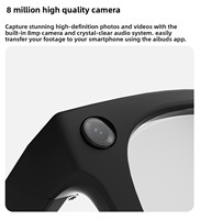 Lunettes Intelligentes IA OEM MT5 Ultra Meta avec Traduction IA, Commande Vocale, Caméra 1080P, Étanchéité IP67, Étui de Charge Magnétique