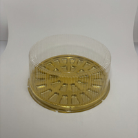 Boîte d'emballage alimentaire en blister PET transparent, conteneur en plastique jetable de qualité alimentaire recyclable pour les fêtes, les mariages, les anniversaires, la restauration