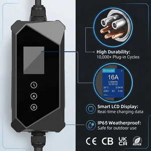 Estación de Carga Portátil para Vehículos Eléctricos OEM ODM GBT 16A/32A 7kW, Estándar Chino AC 230V, Cargador Byd 11kW GB/T, Wallbox para Vehículos Eléctricos - Product Image 2