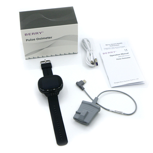 Máy đo oxy cầm tay Bluetooth Màn hình màu Berry Smart <span class=keywords><strong>Meter</strong></span> APP Giám sát nhịp tim SpO2/Tốc độ xung Sử dụng cho trẻ sơ sinh/trẻ em/người lớn - Product Image 6