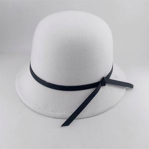 Classic Bucket <b>Hat</b> with Ribbon Bow Design Wholesale Classic Lady Church Cloche <b>Hats</b> <b>for</b> Daily Casual Party Travel <b>for</b> Adults - Product Image 3