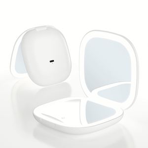 Espejo de Maquillaje LED Portátil con Luz, Doble Espejo, Práctico, Ideal para Regalo, Venta al Por Mayor Ulikeke - Product Image 1