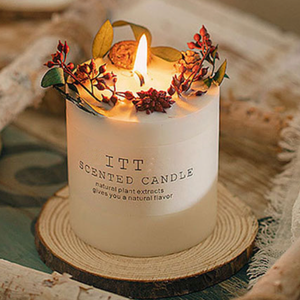 Bougies parfumées florales élégantes, <span class=keywords><strong>cire</strong></span> de soja naturelle, décoration de fleurs éternelles, le meilleur choix pour les amoureux - Product Image 1