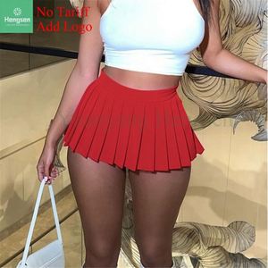 Couleurs Solide Plaid Mini Jupe Taille Haute Club Party Wear Bas Prix Femmes Sexy Patted Jupe Sexy 25 - Product Image 4