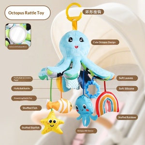 Pendentif en peluche pour poussette de bébé, hochets, clochette de lit de voiture, carillon éolien, ornement suspendu pour lit de bébé - Product Image 1