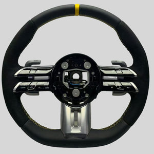 Compatible avec les modèles <span class=keywords><strong>Mercedes</strong></span>-Benz A, CLA, CLS, <span class=keywords><strong>GT</strong></span>, GLE, W176, W177, W117, W218 équipés d'un volant sport AMG de type D - Product Image 2