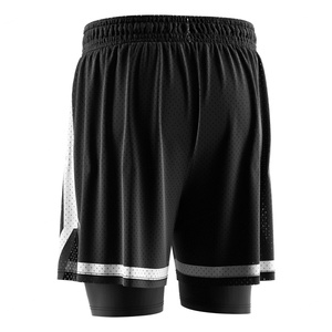 กางเกงบาสเก็ตบอลสองชั้น ป้องกันการเสียดสี ชั้นตาข่ายด้านนอก ช่วยระบายความชื้น ไม่ต้องใช้กางเกงชั้นในเพิ่มเติม - Product Image 6