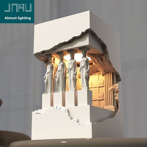 Support <span class=keywords><strong>de</strong></span> <span class=keywords><strong>bougie</strong></span> d'encens personnalisé du Temple d'Athéna, lampe murale encastrée en gypse, lampe d'ambiance à cire fondue, <span class=keywords><strong>chauffe</strong></span>-<span class=keywords><strong>bougie</strong></span> - Product Image 3