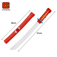 Épées de jouets bon marché pour enfants, Mini jouet Katana avec lumière LED clignotante et son pour garçons