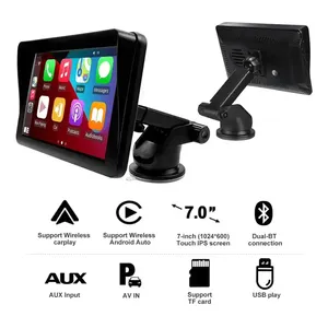 Fuente de fábrica portátil Android Auto Carplay Monitor FM 7 pulgadas pantalla táctil coche REPRODUCTOR DE <span class=keywords><strong>DVD</strong></span> navegación portátil - Product Image 3